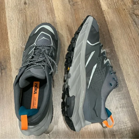 Hoka One One Mens Anacapa Low GTX Castlerock Sharkskin Hiking Boots Size 11.5 - Picture 4 of 7